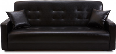 Диван Аккорд 120 черный ППУ