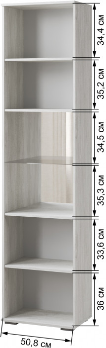 Модульная гостиная Ливорно, набор 1, Ясень анкор светлый/Патина серебро