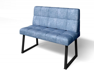 Кухонный диван Реал МД 1100 Лагуна/Черный муар