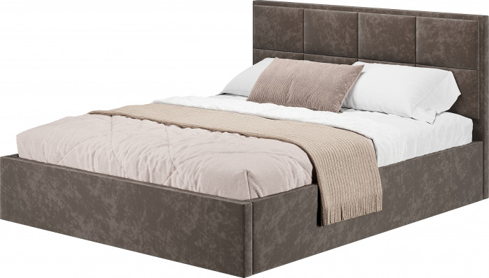 Кровать 160х200 с настилом ЛДСП Линда КР-16, Маренго