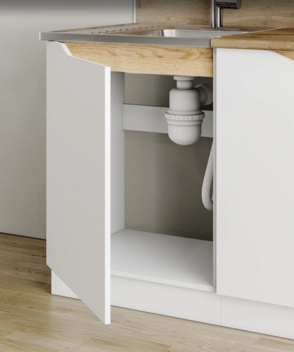 кухня Мирра 1,2 НЕВ белый/белый