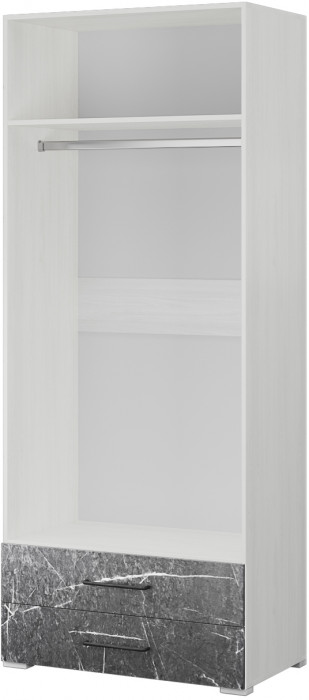 Спальня Теана, набор 2, Дуб крафт серый/МДФ светло-серый