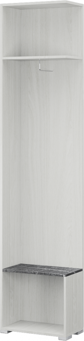 Спальня Теана, набор 2, Дуб крафт серый/МДФ светло-серый