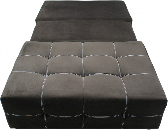 Диван аккордеон Марс Мини велюр коричневый 160