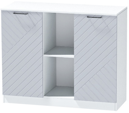 Комод №4 "Иннэс-7", Белый/Монблан Р-826