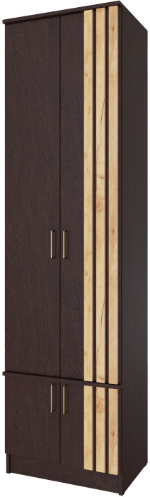 Кано Шкаф 0,6 КПШ-1 венге/дуб крафт золотой