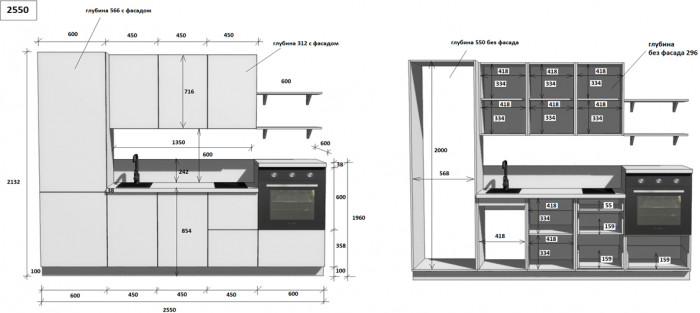 КГ 2550 ПВХ, Белый софт матовый Арника РМ в.10