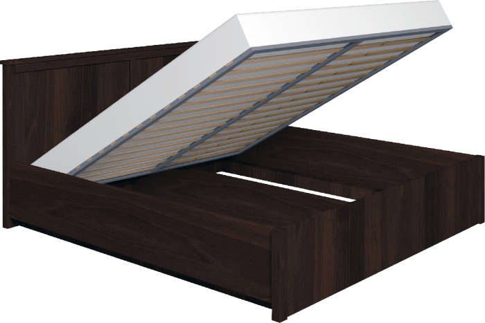 Кровать с подъемным механизмом Sherlock 41.2 180х200, орех