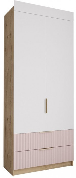 Модульная детская Лавис, композиция 7, Белый/Белый Софт / Графит Софт