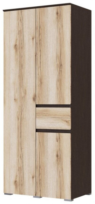 Плейона Шкаф 2-х створчатый венге/дуб делано