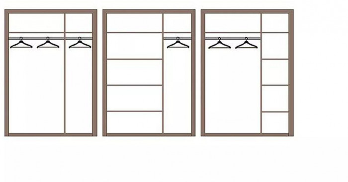 33.02 Лючия 3-х дв. шкаф для одежды кейптаун/венге