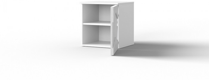 Модульная спальня "Оливия" - Белый текстурный/Ясень белый