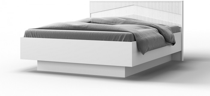 Модульная спальня "Оливия" - Белый текстурный/Ясень белый