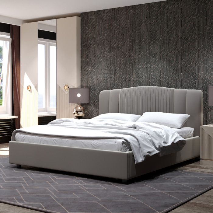 Кровать-12М с подъёмным основанием 1800 дым