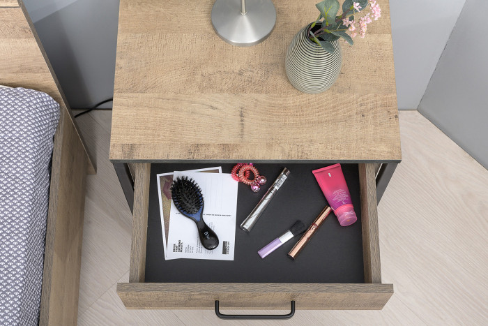 Трувор 13.290 Тумба прикроватная, дуб гранж песочный/интра