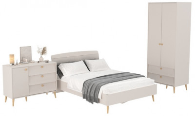 Афина Спальня 04-1400, кашемир серый