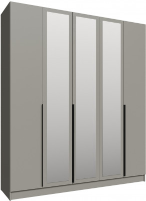 Шкаф Мадрид (2,0) с 3 ящ. внутри с зеркалом, Мокко