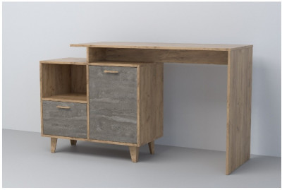 Эго Стол Ст-2 НГ (Камень Темный/Дуб Крафт Золотой)