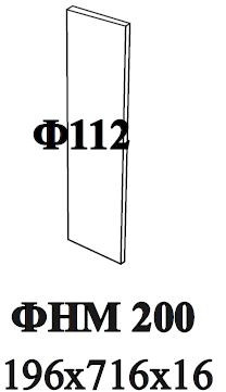 Ф-112 Альфа Фальшпанель (ШНТ 200) холст белый