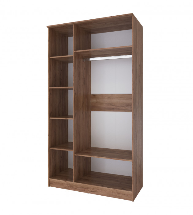 Кано Шкаф 1,2 КПШ-2 дуб крафт табачный/дуб крафт белый