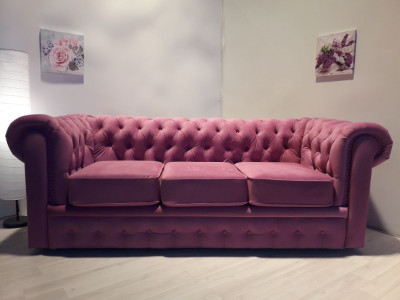 Диван Честер 3- х местный, велюр