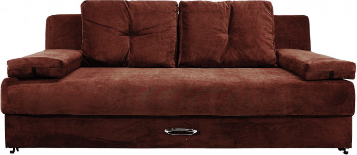 СПБ Диван-еврокнижка Амстердам мини люкс коричневый