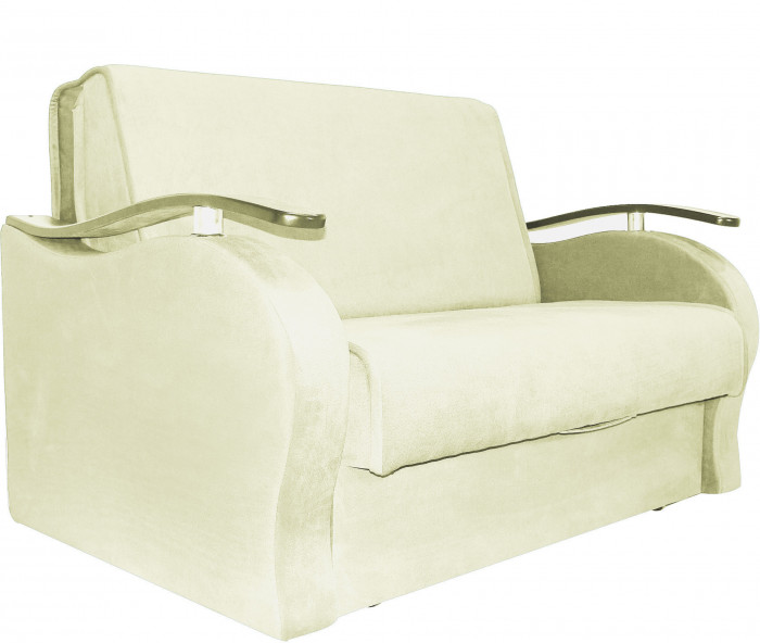 Диван аккордеон Алекс велюр бежевый 120