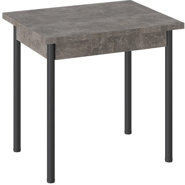 Родос Тип 2 стол с опорой d40 (Черный муар/Ателье темный)