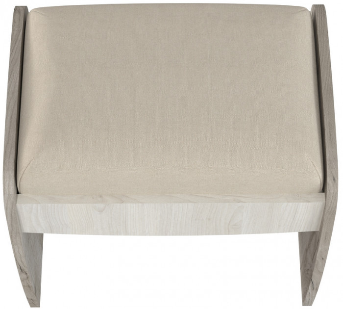 Банкетка 6-5140дкс/скан.д.б. Сицилия, цвет дуб крафт серый/скандинавское дерево белое, ШхГхВ 48х38х47,6 см.