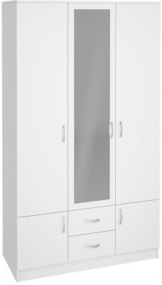 Шкаф трехстворчатый Ронда ШК-3, белый