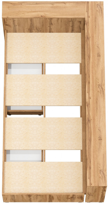 Ксения Кровать с ящиками 0900 + прикроватный блок, дуб вотан