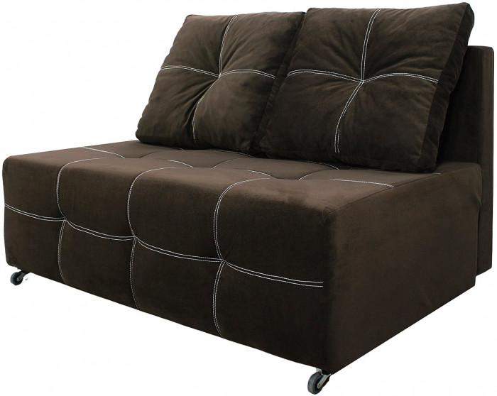 Диван аккордеон Марс Мини велюр коричневый 140