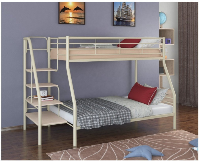 Двухъярусная кровать Толедо-1 (Черный)