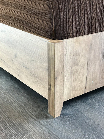 Кровать с ортопедическим основанием (металл) Nature 308 Люкс 140х200, крафт