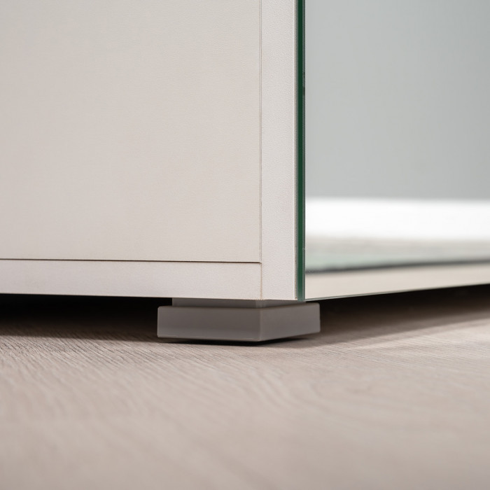 Октава Прихожая 32, белый шагрень/дуб крафт золотой/фасады МДФ белый шагрень