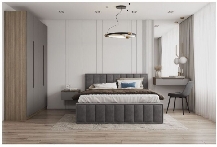 Кровать Лана 140, Пудра