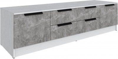 Тумба ТВ Мадрид №2 (1,8), Белый/Ателье светлое