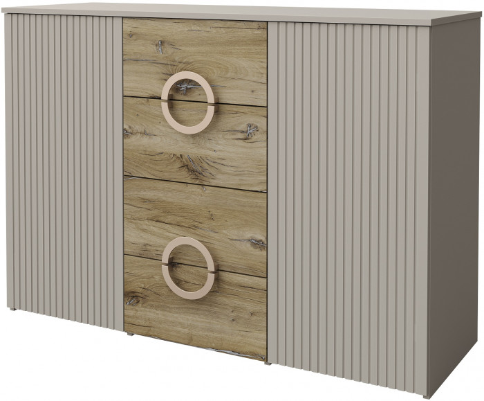 Набор мебели для спальни "Виола" - Персидский жемчуг/Дуб Флагстафф песочный