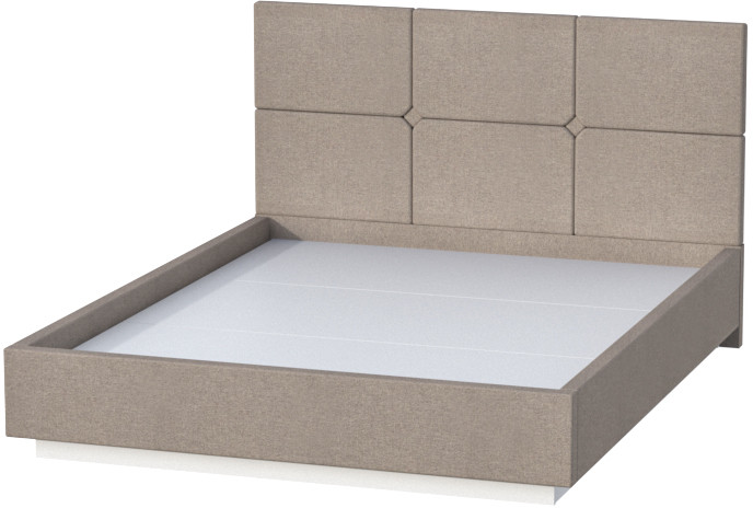 Кровать 1,4 арт.004 "Соната" - Sherlock 932 (ЛДСП настил)