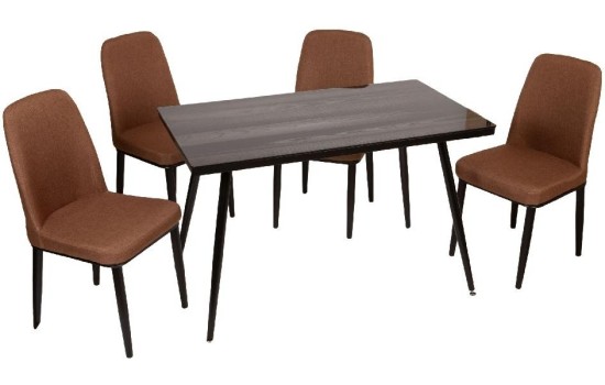 Комплект обеденный (стол и 4 стула), арт. TB330+MC-15