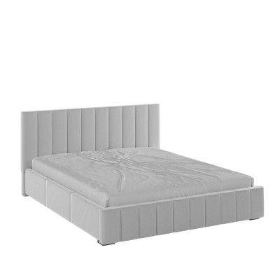 Нега Кровать интерьерная 180 светло-серый, ортопед