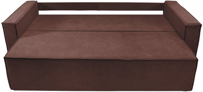 Диван еврокнижка Лофт Люкс велюр коричневый