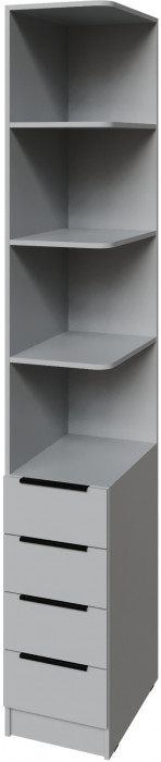 Шкаф Мадрид, композиция 14, Серый камень