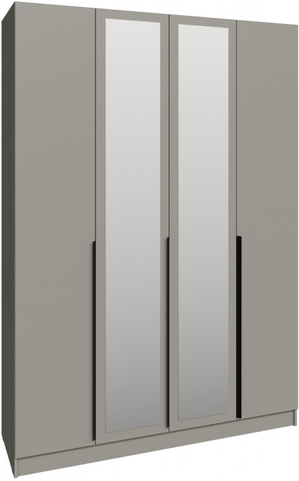 Шкаф Мадрид (1,6) с зеркалом, Мокко