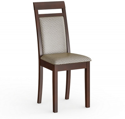 Стул Мебель--24 разборный Гольф-12, цвет орех, обивка ткань руми 812/8, ШхГхВ 40х40х100 см., от пола до верха сиденья 47 см. (мягкая спинка)