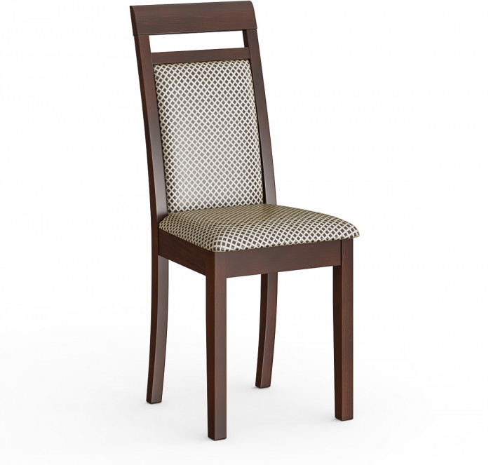 Стул Мебель--24 разборный Гольф-12, цвет орех, обивка ткань руми 812/8, ШхГхВ 40х40х100 см., от пола до верха сиденья 47 см. (мягкая спинка)