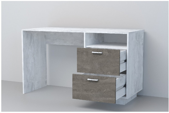 Эго Стол Ст-3 ПД (Глянец Белый/Дуб Крафт Золотой)