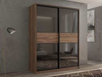 Шкаф-купе Кааппи 12 Орех Тьеполло 120х60х230 см