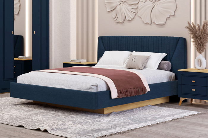 Кровать-11М с подъемным основанием 1400 Вега Сапфир