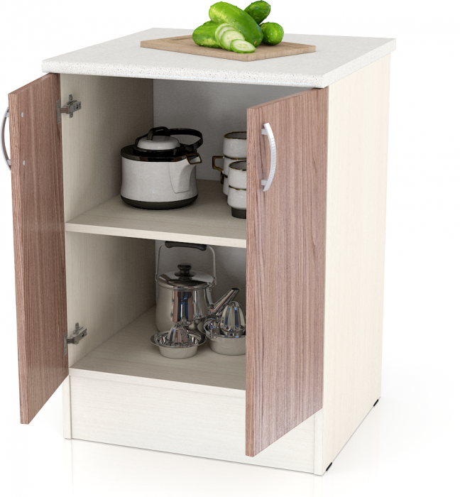 Кухня Мери ШН600 Стол 60 см., дуб/ясень шимо тёмный